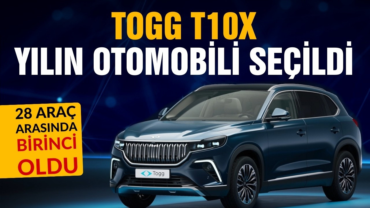 Togg T10X, "Türkiye'de Yılın Otomobili" seçildi