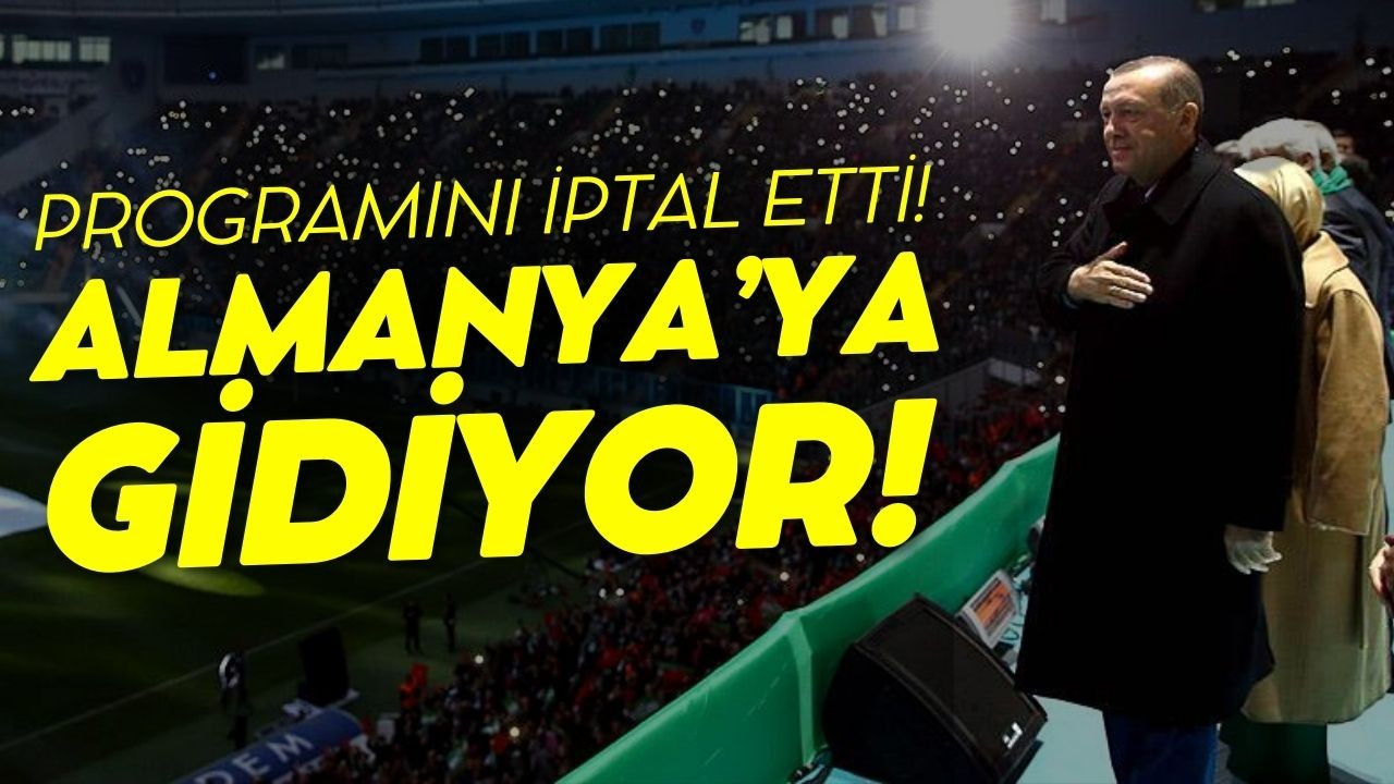 Erdoğan milli maç için Almanya'ya gidiyor!