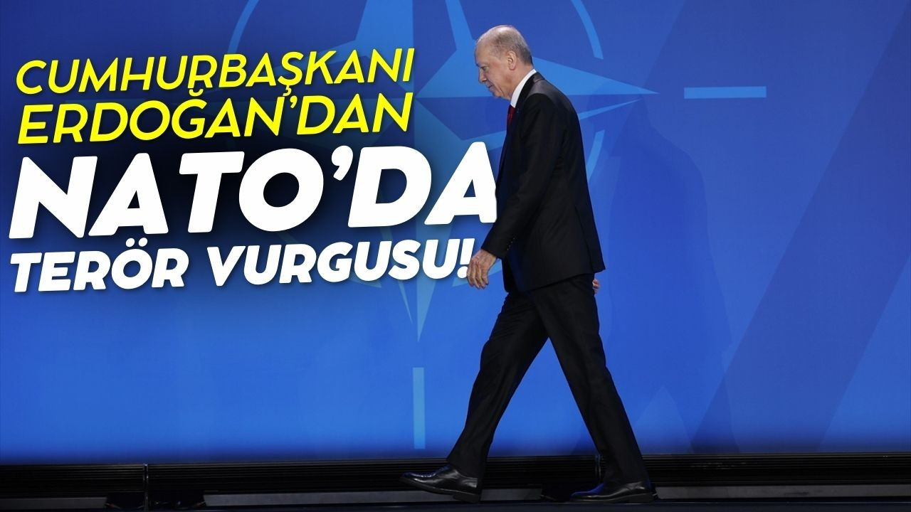 Erdoğan'dan NATO'da "terör" vurgusu!