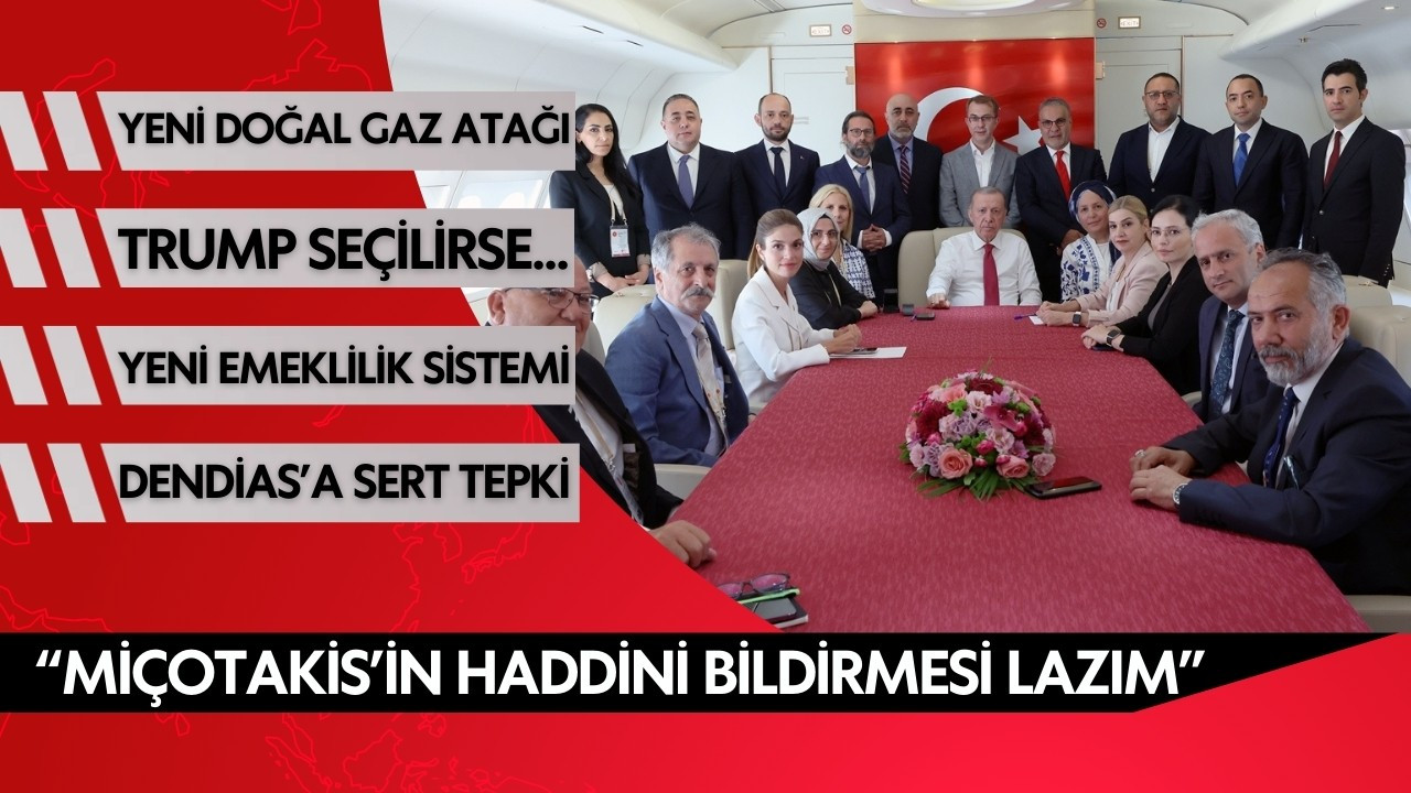 Erdoğan, KKTC dönüşü soruları yanıtladı!
