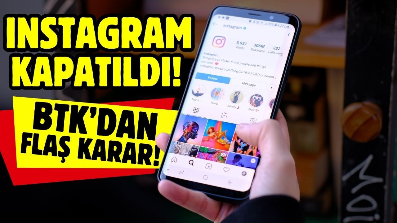 Instagram'a erişim engeli getirildi!