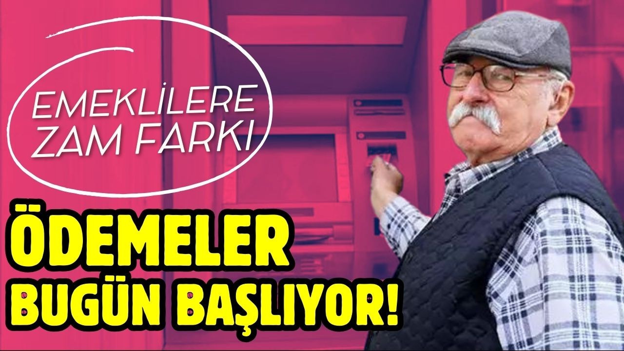 Maaş farkları bugün hesaplara yatırılıyor!