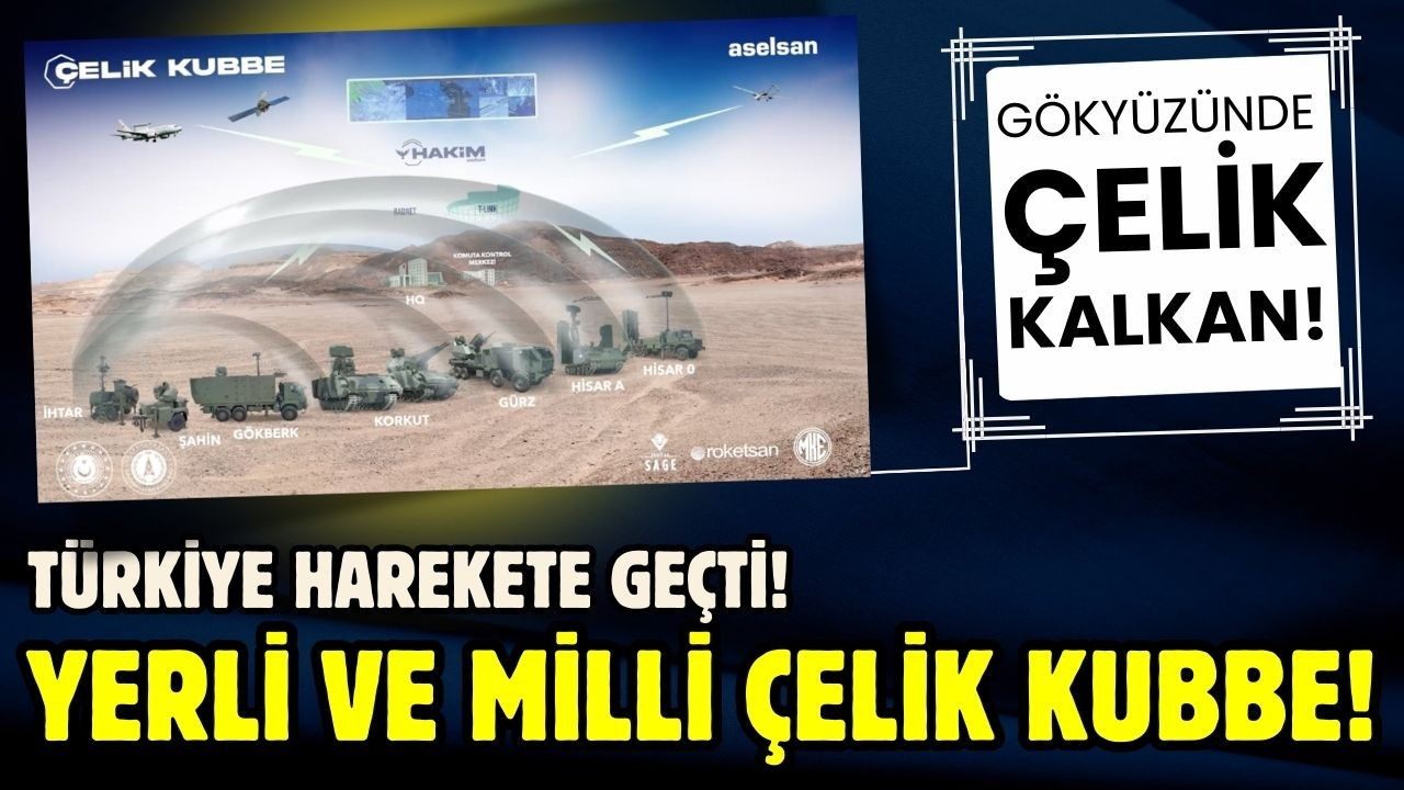 Türkiye'den yerli ve milli Çelik Kubbe hazırlığı!