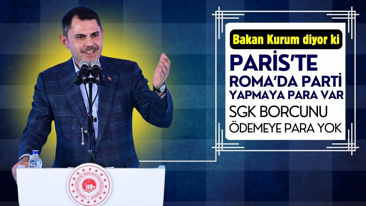 Bakan Kurum'dan İBB'ye SGK borcu tepkisi!