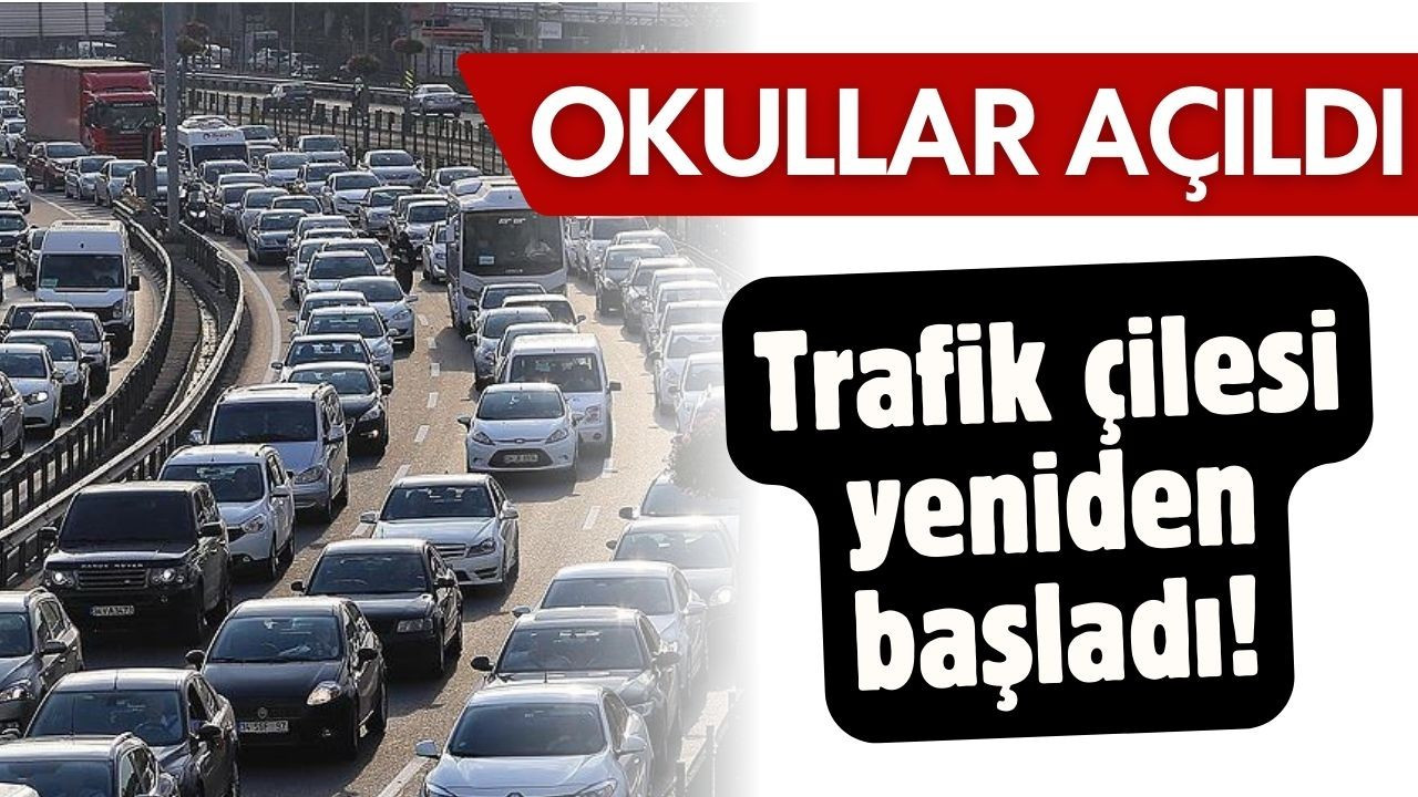 İstanbul'da trafik kilit!