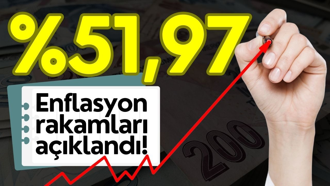 Enflasyon rakamları açıklandı!