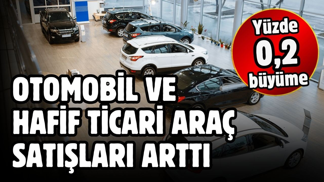 Otomobil ve hafif ticari araç pazarı büyüdü