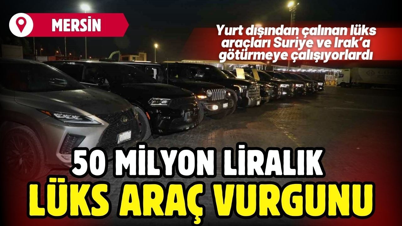 50 milyon liralık lüks araç vurgunu