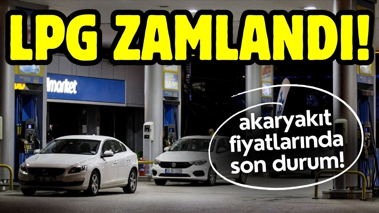 LPG'ye zam geldi!