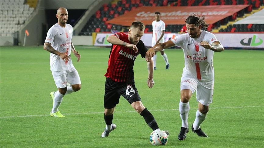 Gaziantep FK-Antalyaspor maçı beraberlikle sonuçlandı