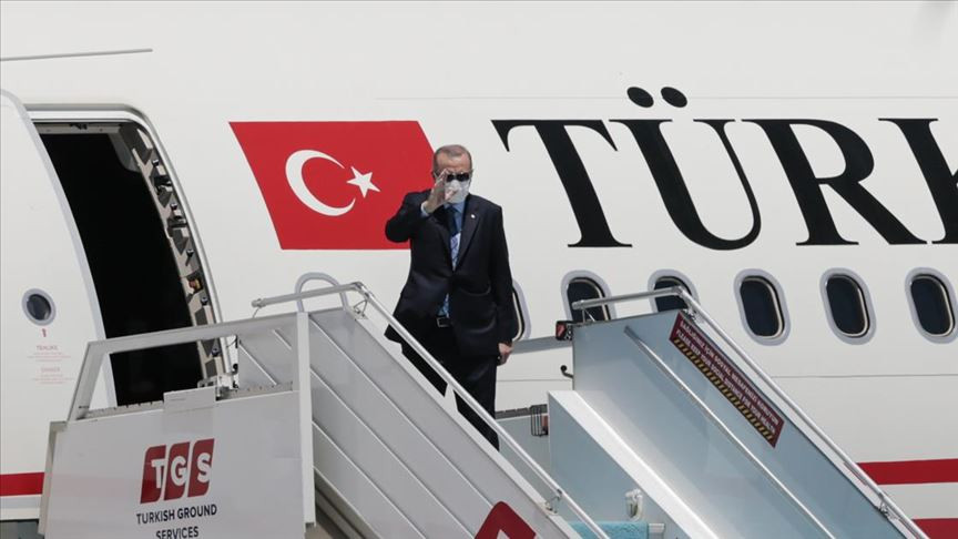 Başkan Erdoğan Katar'a gitti